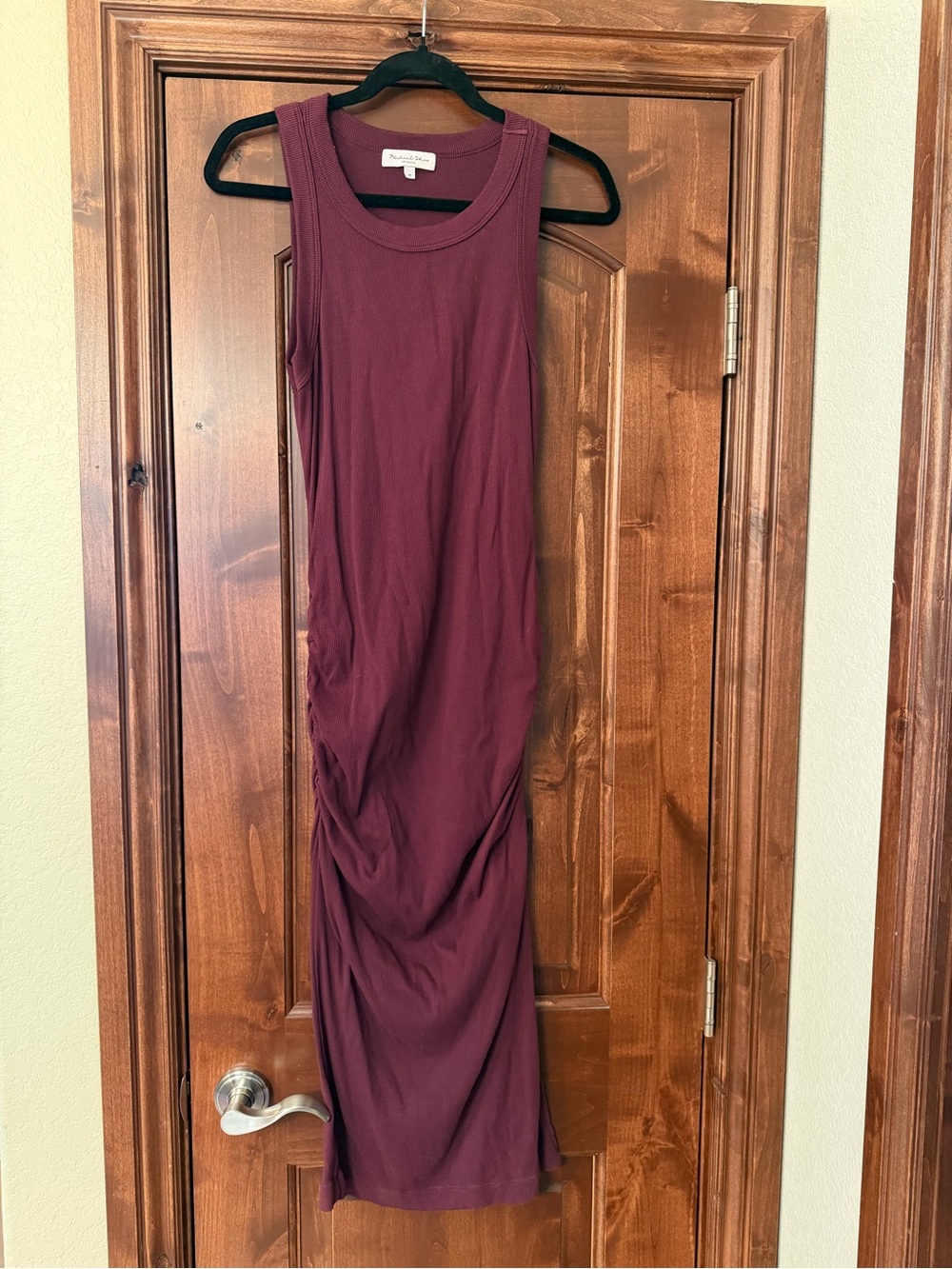 Michael Stars Sleeveless Maxi Dress in Burgundy